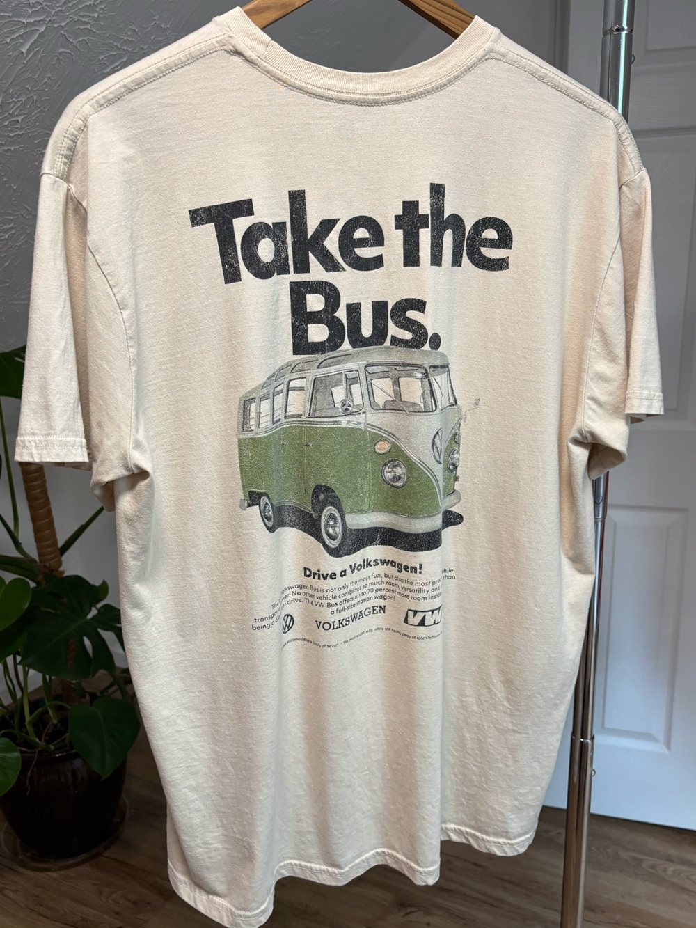 Volkswagen "Take the Bus" tee shirt size XL